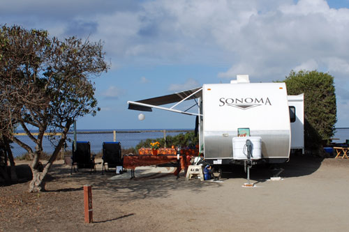 San Elijo Beach campground, San Clemente, CA