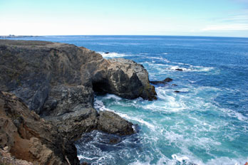 Sea cave at Russian Gulch, Mendocino County, CA